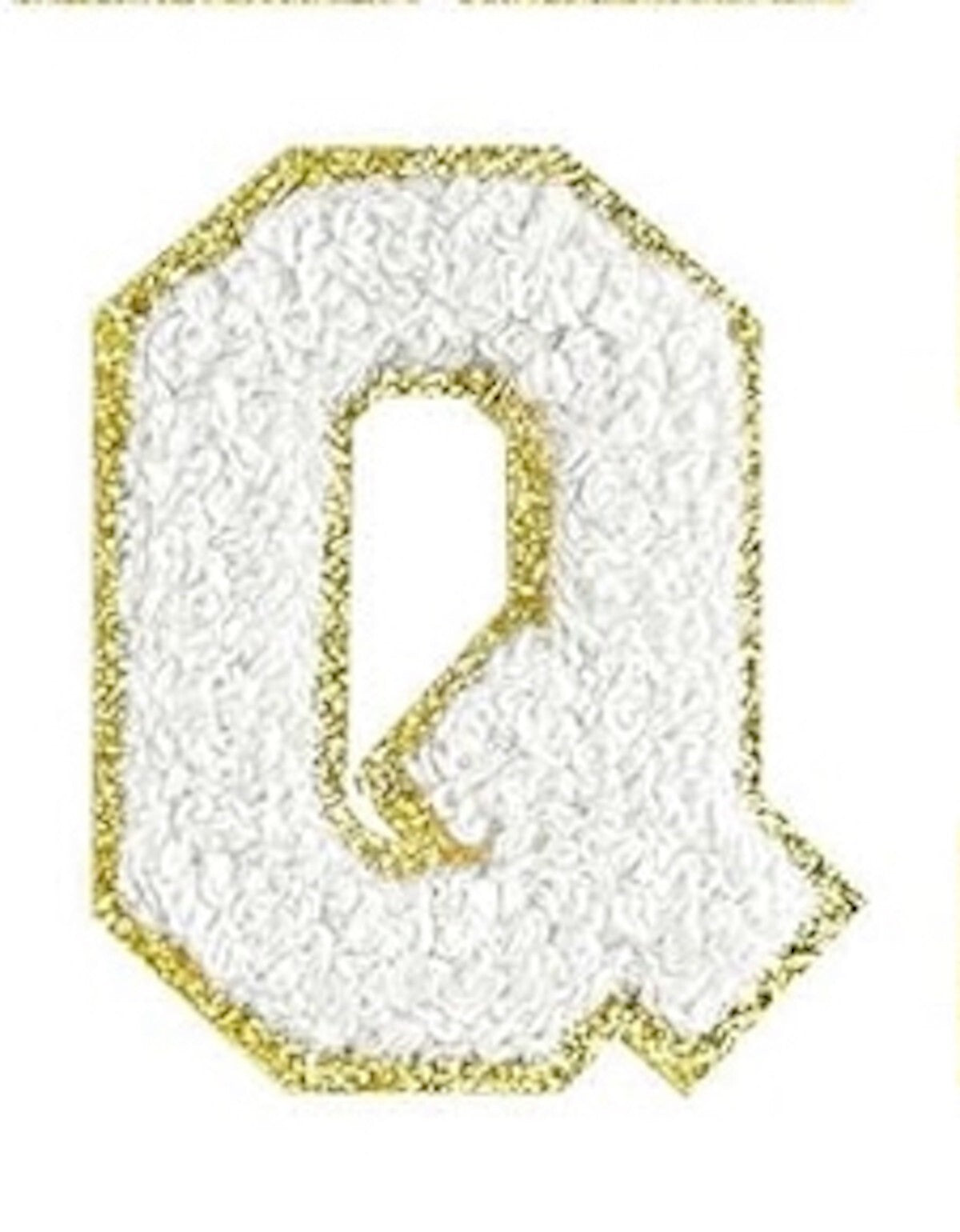 weiß A-Z Buchstaben-Aufkleber für DIY-Kleidung Schuhe Taschen Handyhülle