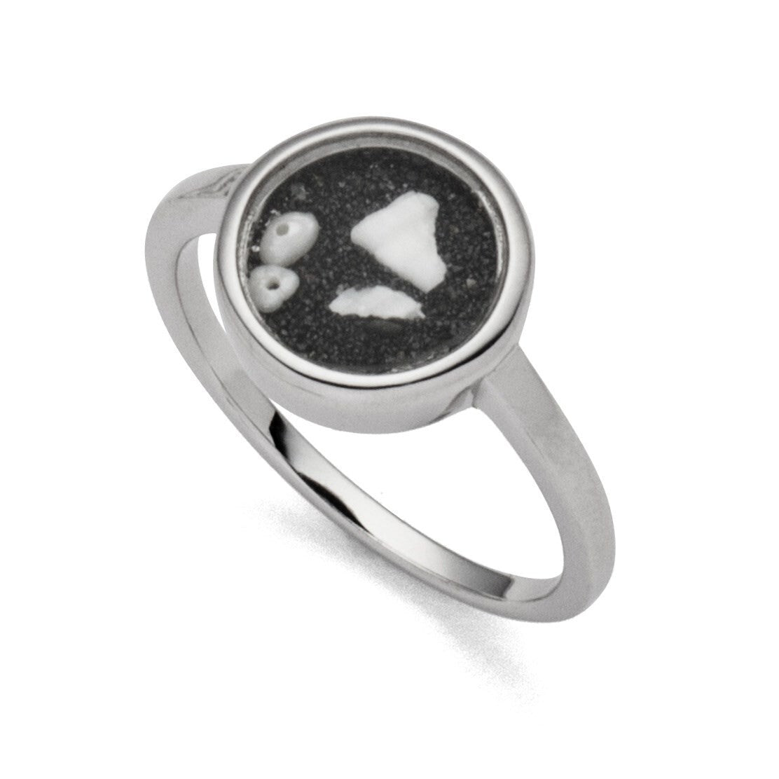 DUR 925 Silber Schmuck Ring "Lavasturm" mit Lavasand R4790 NEU