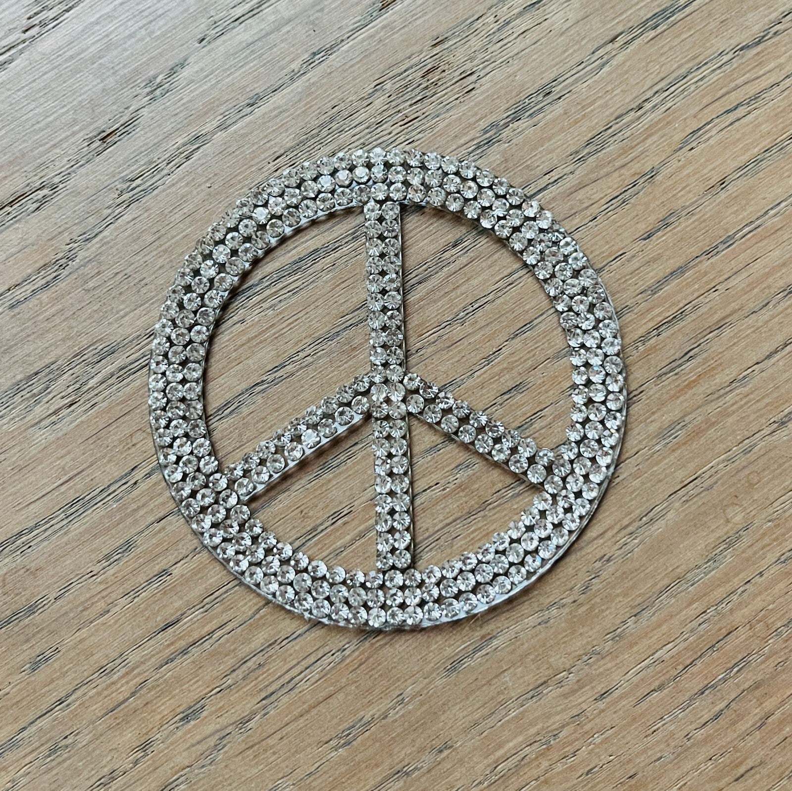 Peace Glitzer Patches zum Aufbügeln DIY Bügelbild für Kleidung Tasche Schuhe