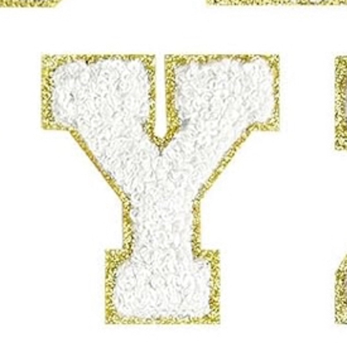 weiß A-Z Buchstaben-Aufkleber für DIY-Kleidung Schuhe Taschen Handyhülle