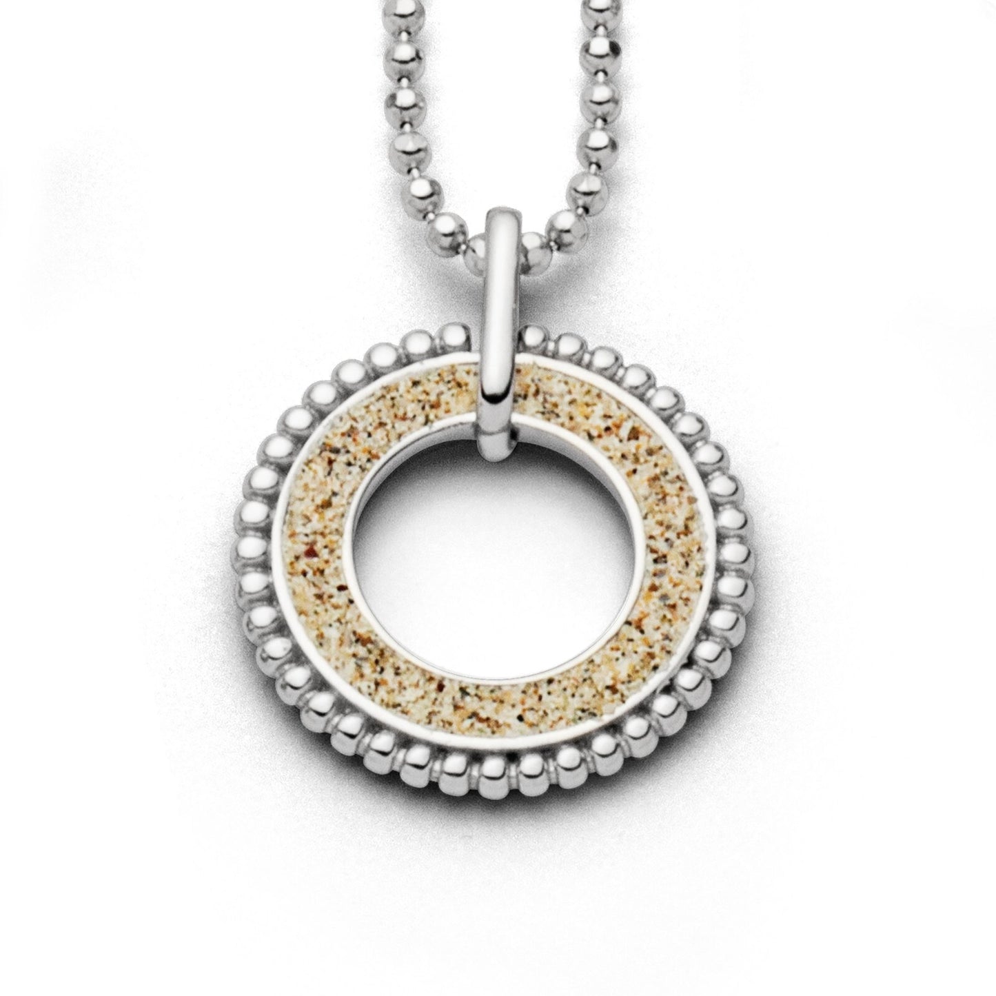 DUR 925 Silber Schmuck: Kette "Kugel" 1,8 mm, geschliffen, rhodiniert, K2255