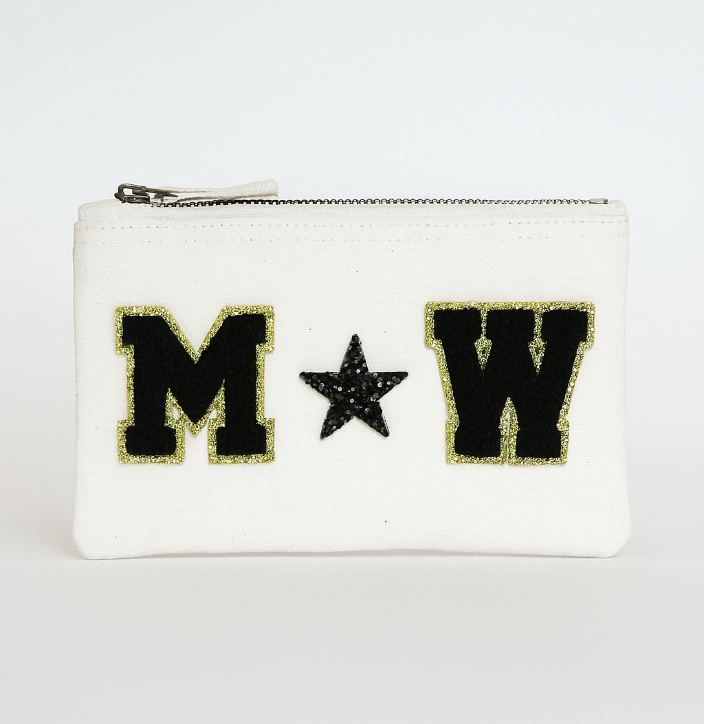 Münztäschchen M W Mut & Wille | Beige | S Tasche Baumwolle mit Reißverschluss