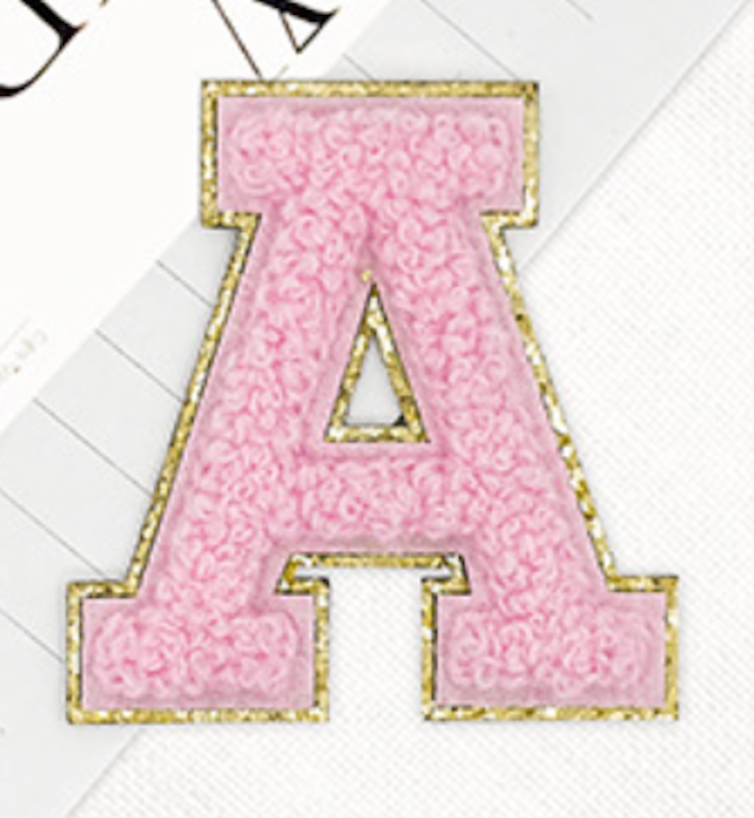 A-Z Buchstaben-Aufnäher -Aufkleber für DIY-Kleidung Schuhe Taschen Handyhülle