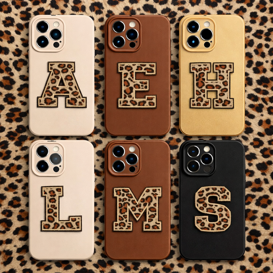 leo A-Z Chenille Buchstaben Sticker Aufkleber Aufnäher für Handyhülle Kleidung Taschen DIY