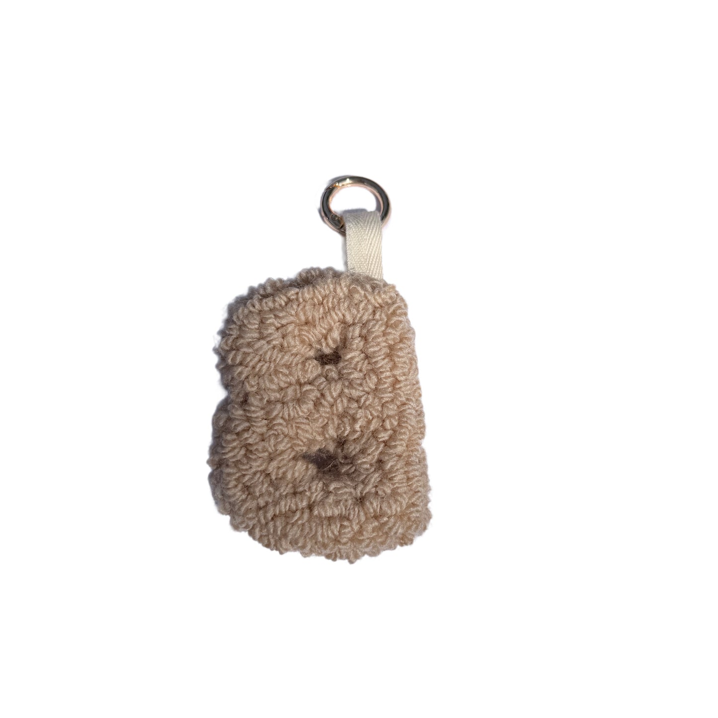 Personalisierter Schlüsselanhänger Buchstabe Initiale Handmade Punch Needle Geschenk Freundin