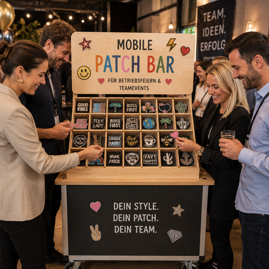 Mobile Patch Bar für Betriebsfeiern & Teamevents | Kreatives Event-Highlight für Unternehmen