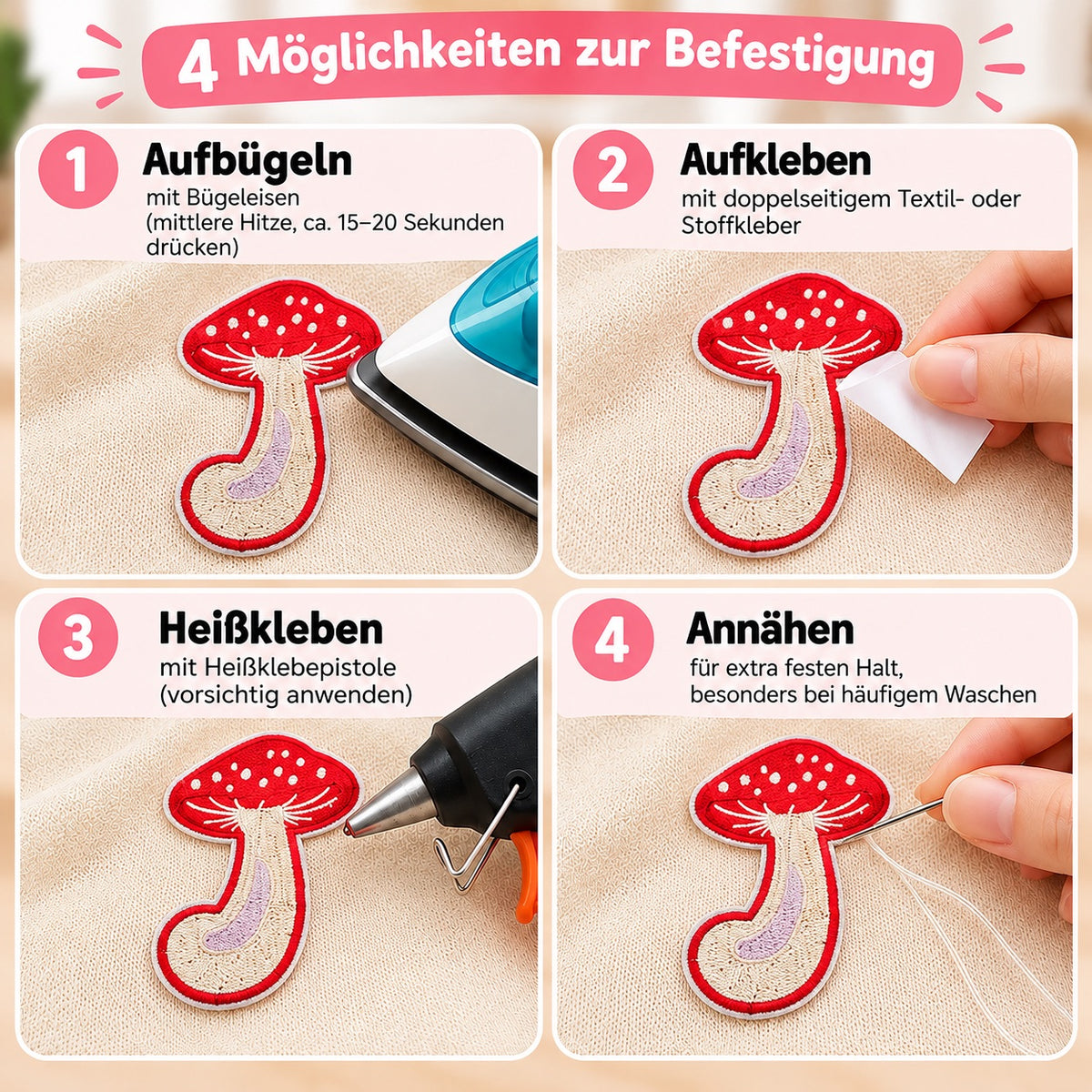 Gold Herbst Buchstaben A–Z 6,5 cm Aufnäher Aufbügler Patches Stickerei DIY Bekleidung Deko