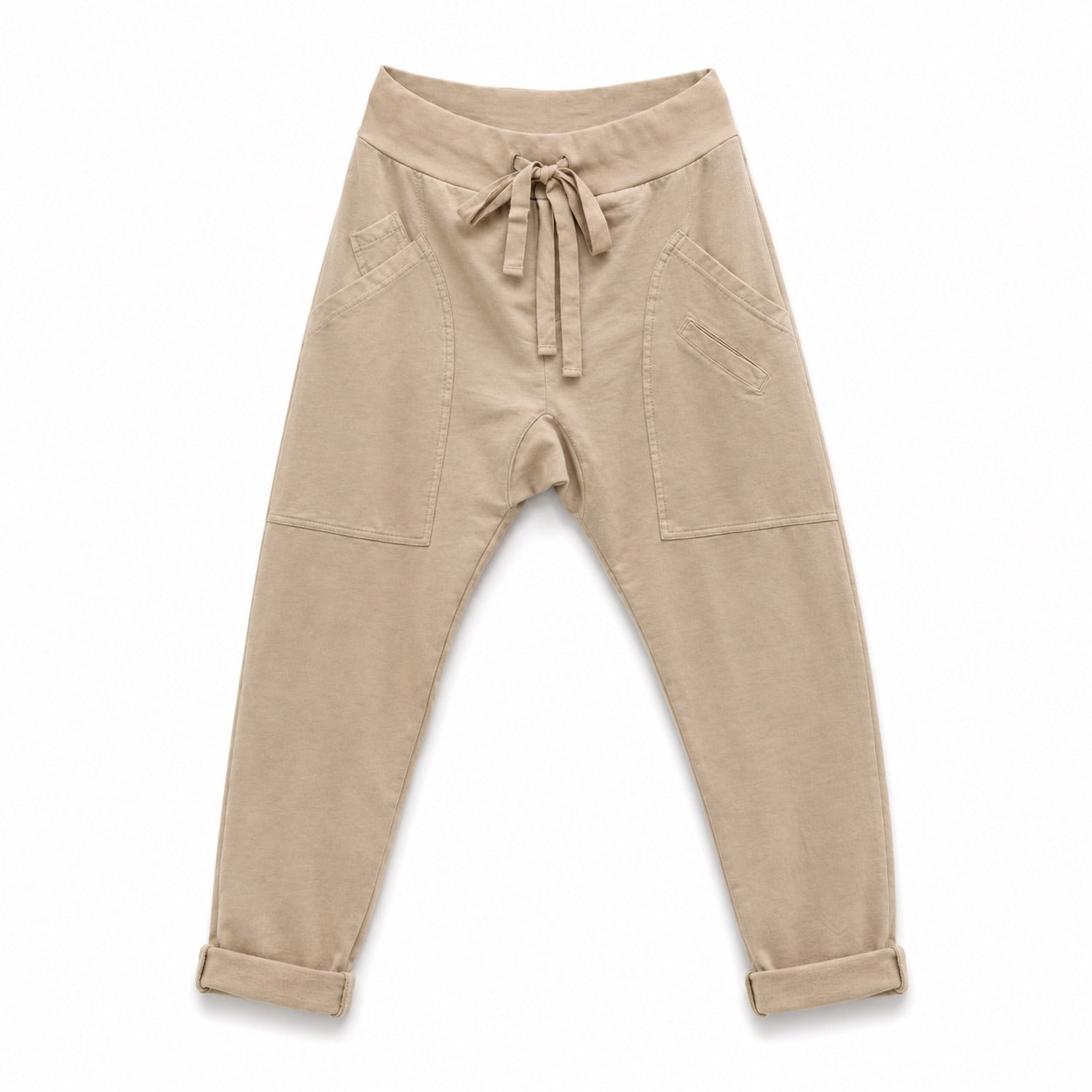 WENDY TRENDY Damen Jogpants Baggy Hose Jogger große Taschen Baumwolle Made in Italy S-XXL