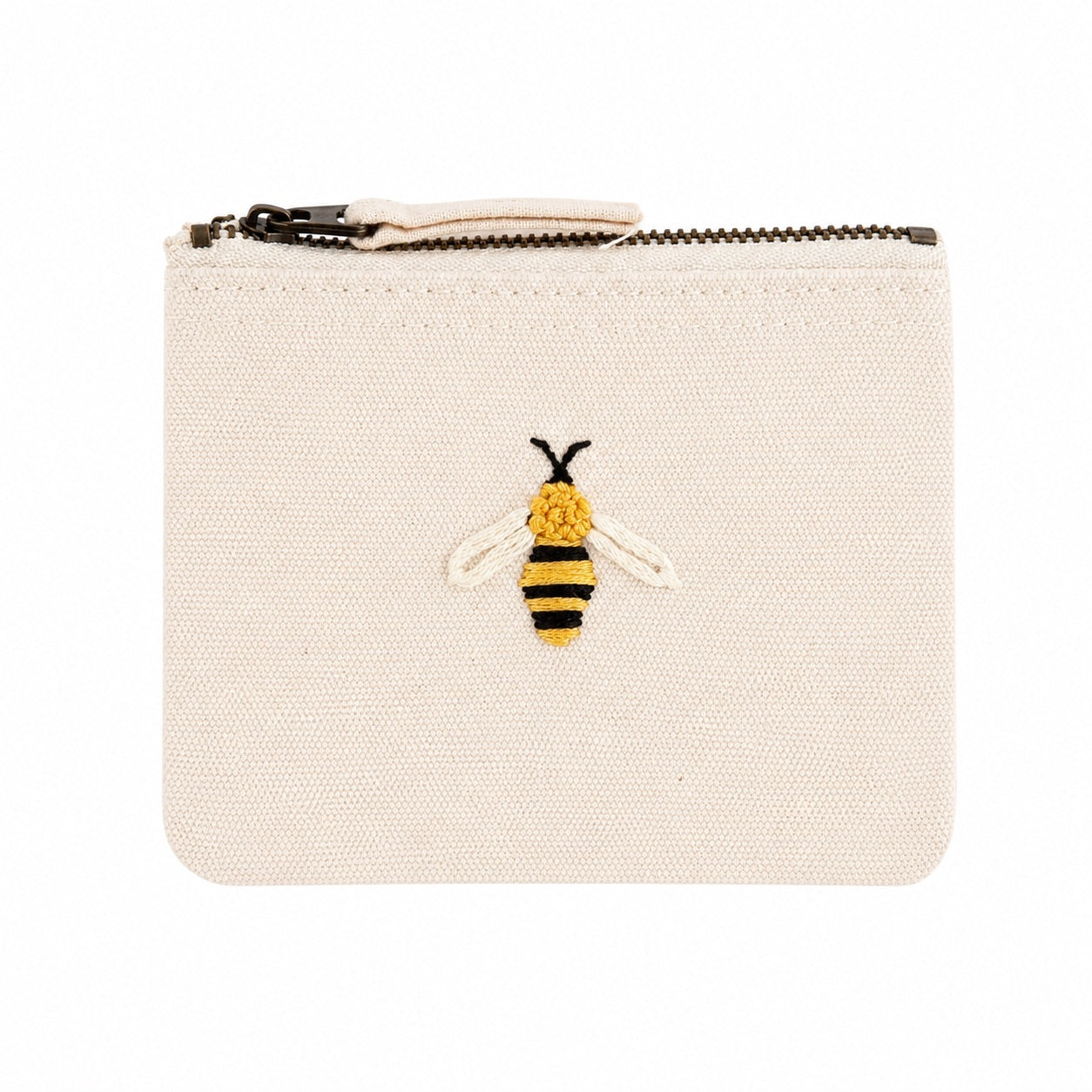 Handgestickte Baumwoll-Geldbörse XS – Herz, Stern, Blume uvm. – Unikat & Geschenk