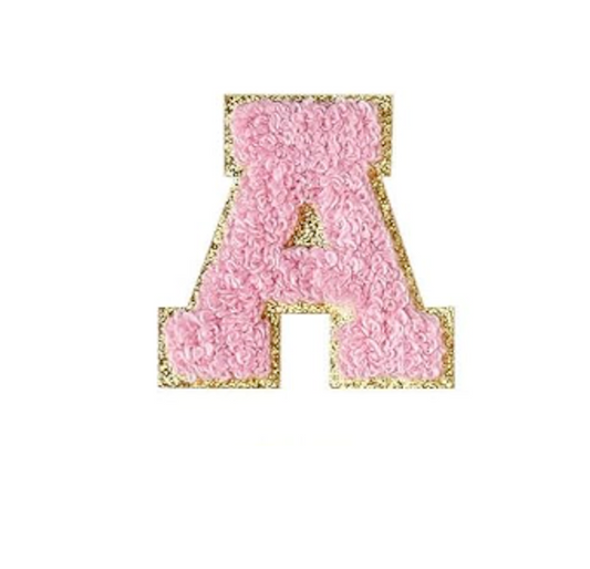 A Buchstaben-Aufnäher -Aufkleber für DIY-Kleidung Stoff Schuhe Taschen Handyhülle