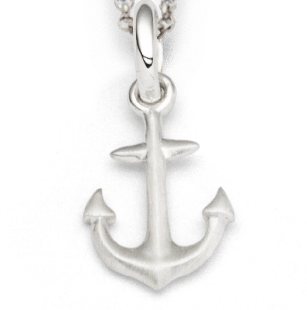 DUR 925 Silber Schmuck Anhänger "Anker" F221