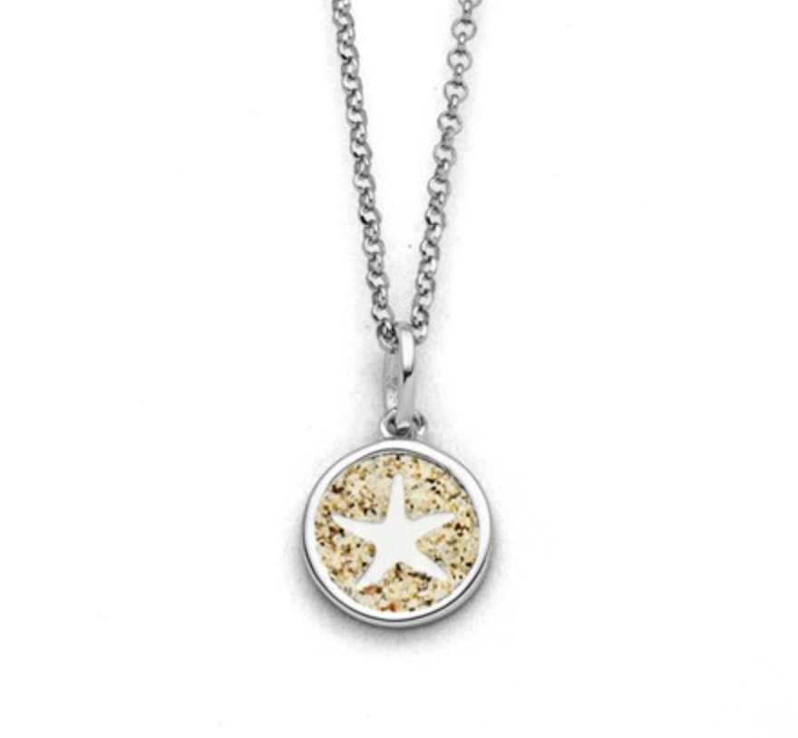 DUR 925 Silber Schmuck Kette "Seestern 2.0" K2967