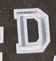 weiß 5cm A-Z Buchstaben-Aufbügeln Aufnäher DIY-Kleidung Taschen Handyhülle