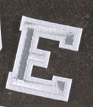 weiß 5cm A-Z Buchstaben-Aufbügeln Aufnäher DIY-Kleidung Taschen Handyhülle