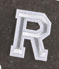 weiß 5cm A-Z Buchstaben-Aufbügeln Aufnäher DIY-Kleidung Taschen Handyhülle