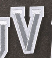 weiß 5cm A-Z Buchstaben-Aufbügeln Aufnäher DIY-Kleidung Taschen Handyhülle