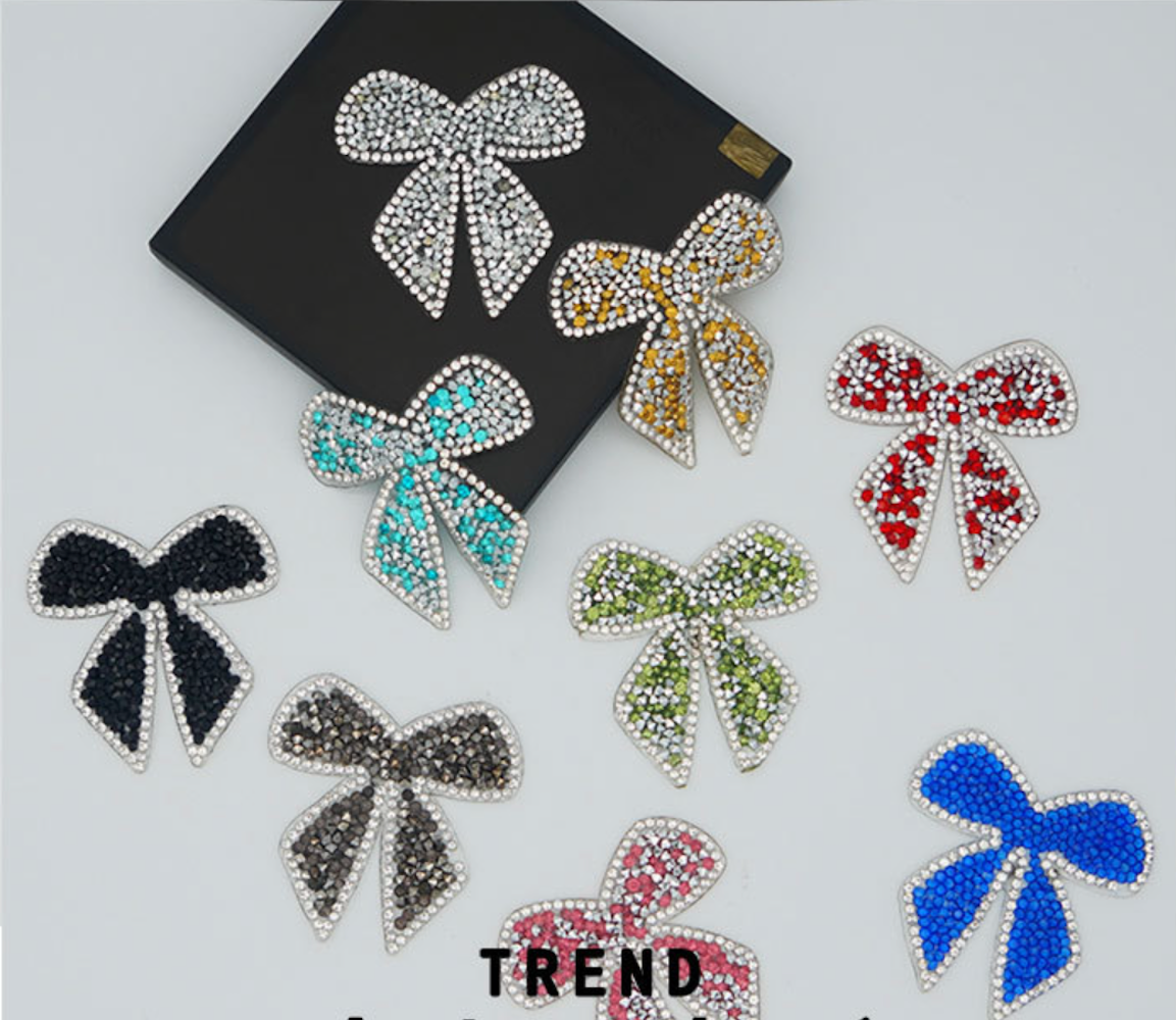 Schleife-Aufnäher-Aufbügeln für DIY Kleidung Schuhe Taschen Handyhülle