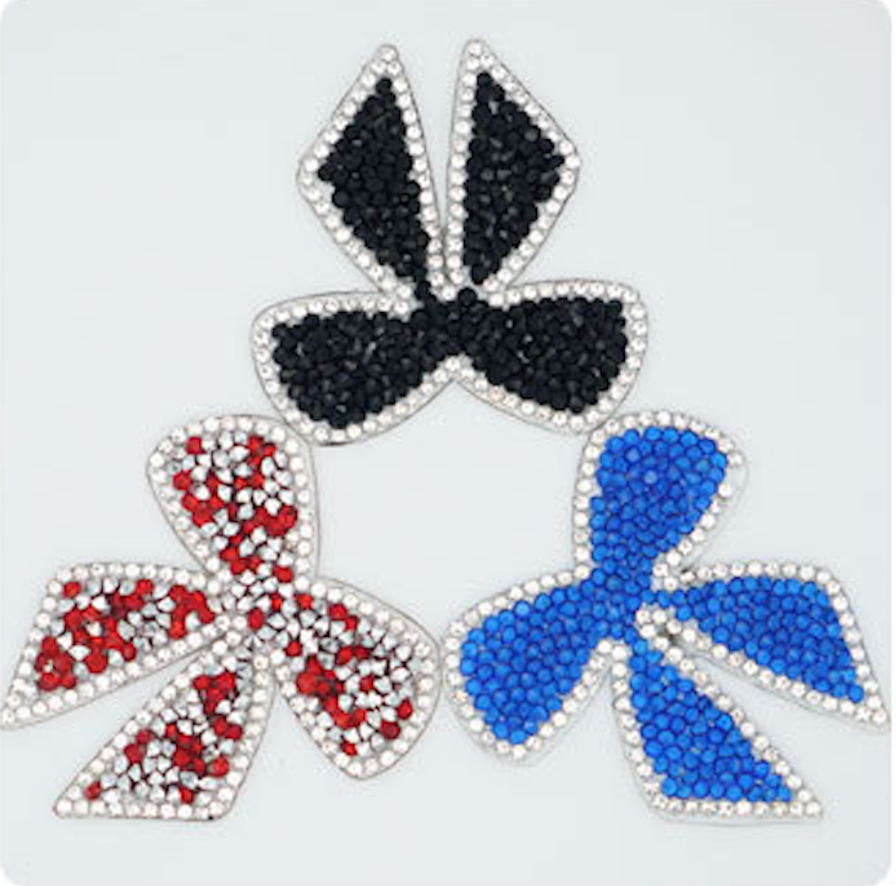 Schleife-Aufnäher-Aufbügeln für DIY Kleidung Schuhe Taschen Handyhülle