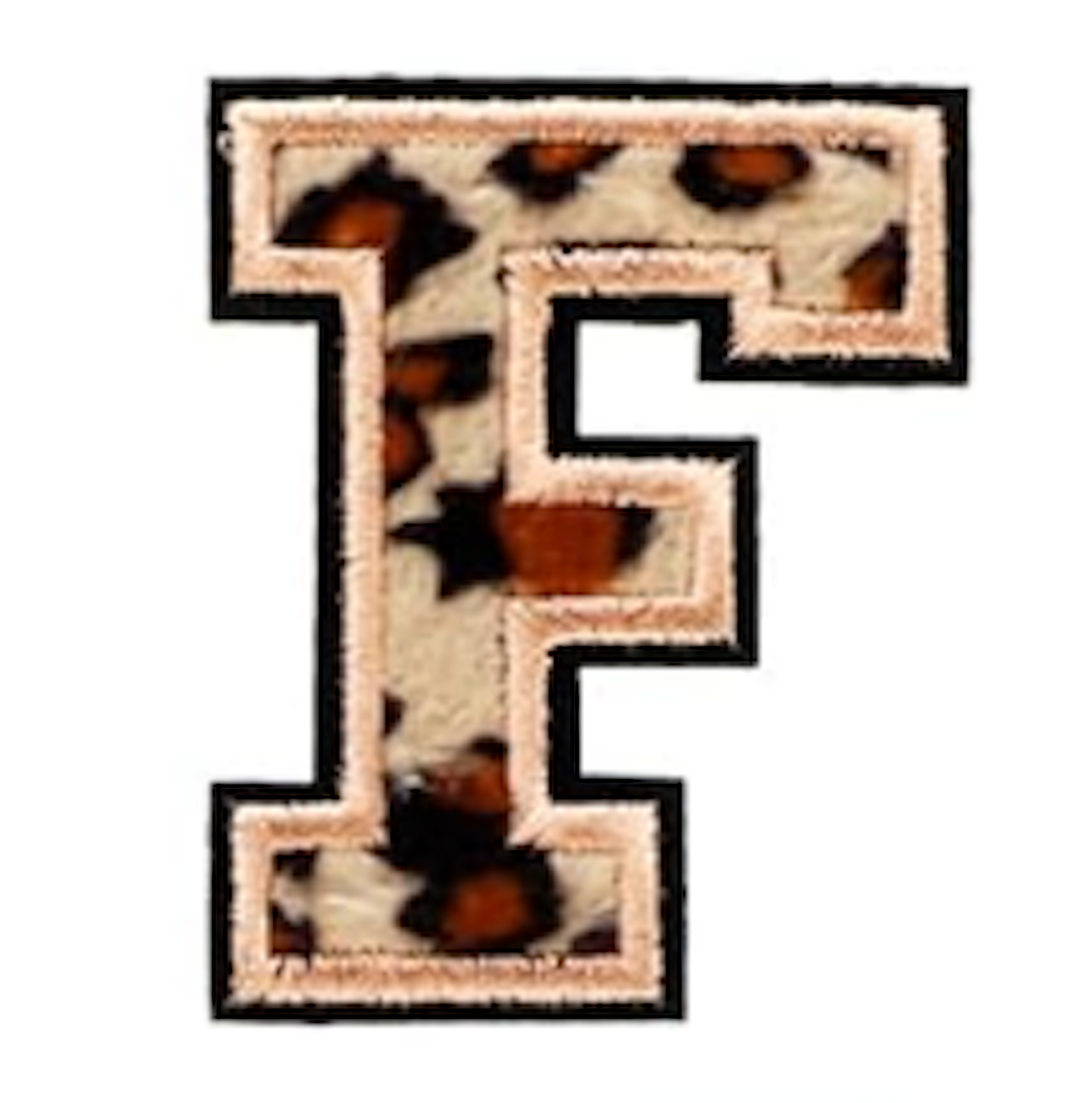 A-Z Buchstabenaufnäher Bügelbuchstaben für DIY-Kleidung Stoff Schuhe Taschen Leo