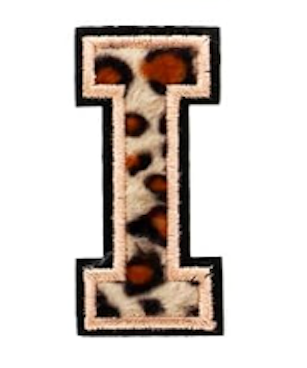 A-Z Buchstabenaufnäher Bügelbuchstaben für DIY-Kleidung Stoff Schuhe Taschen Leo