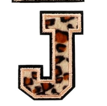 A-Z Buchstabenaufnäher Bügelbuchstaben für DIY-Kleidung Stoff Schuhe Taschen Leo