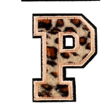 A-Z Buchstabenaufnäher Bügelbuchstaben für DIY-Kleidung Stoff Schuhe Taschen Leo