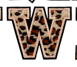 A-Z Buchstabenaufnäher Bügelbuchstaben für DIY-Kleidung Stoff Schuhe Taschen Leo