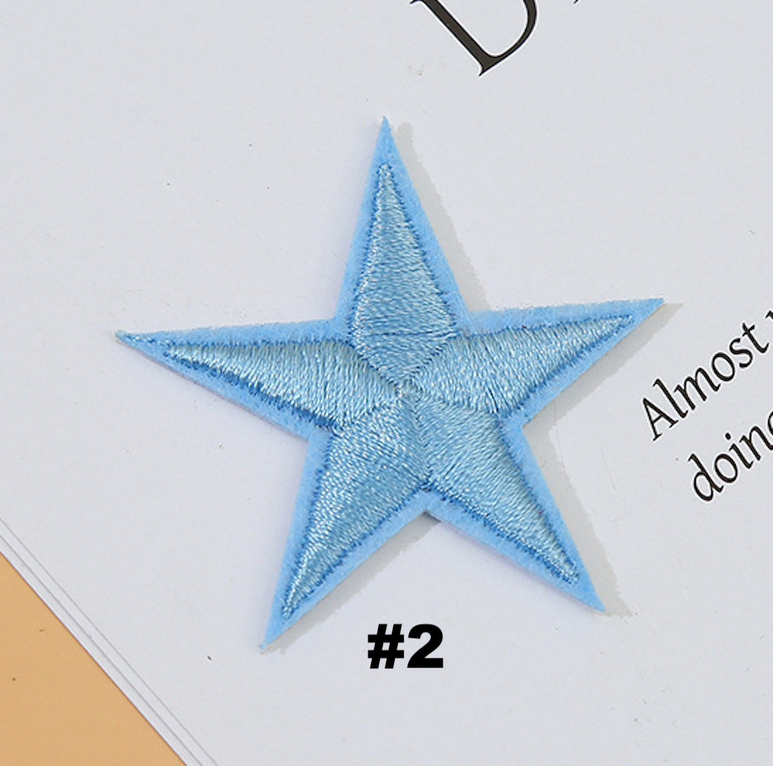 Stern Patch klein 4 cm zum Aufbügeln – 30+ Farben – Fashion & Reparatur