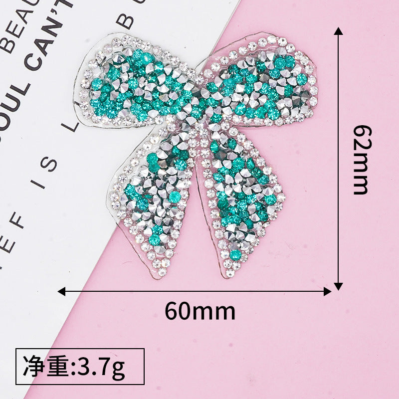 Schleife-Aufnäher-Aufbügeln für DIY Kleidung Schuhe Taschen Handyhülle