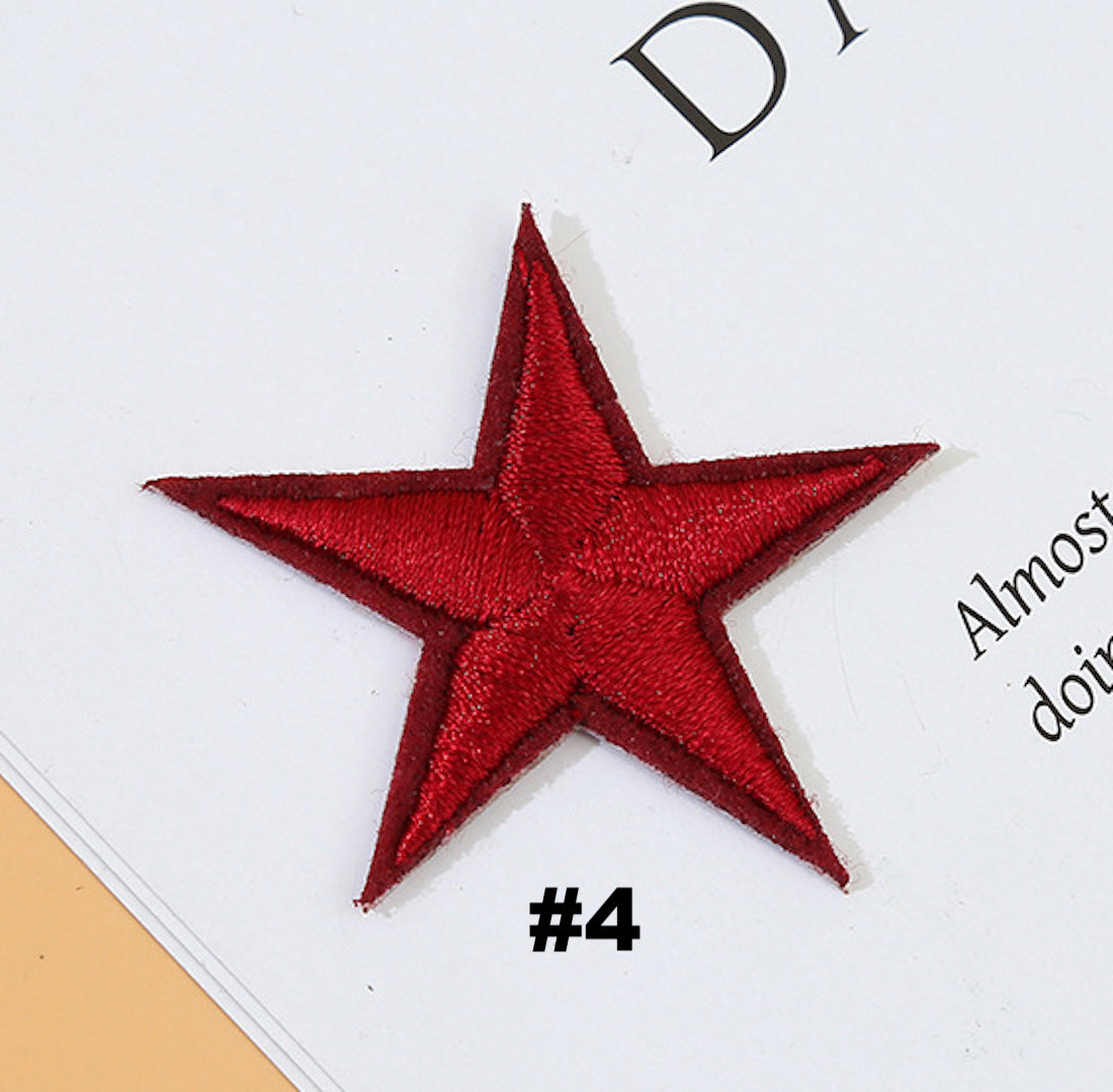 Stern Patch klein 4 cm zum Aufbügeln – 30+ Farben – Fashion & Reparatur