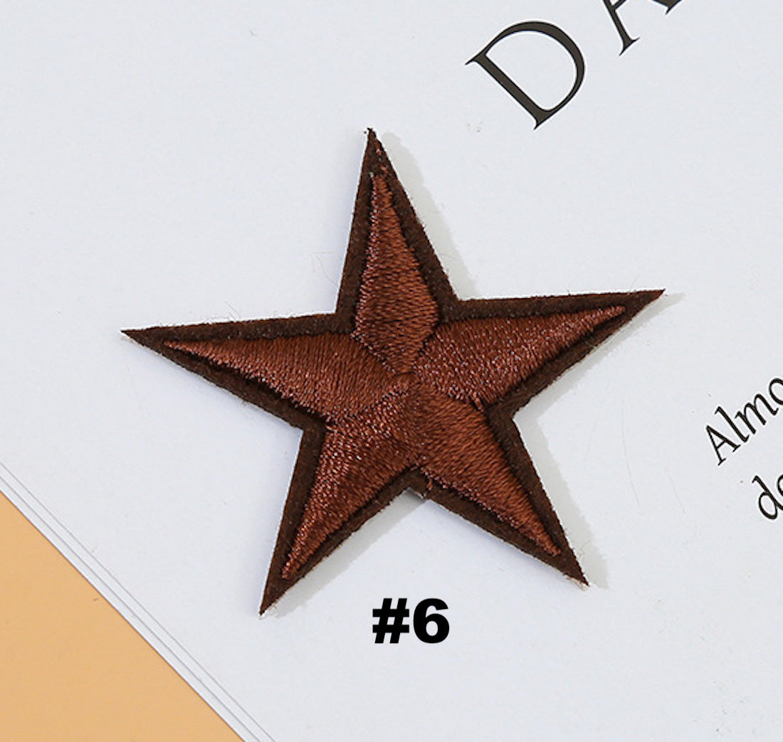 Stern Patch klein 4 cm zum Aufbügeln – 30+ Farben – Fashion & Reparatur