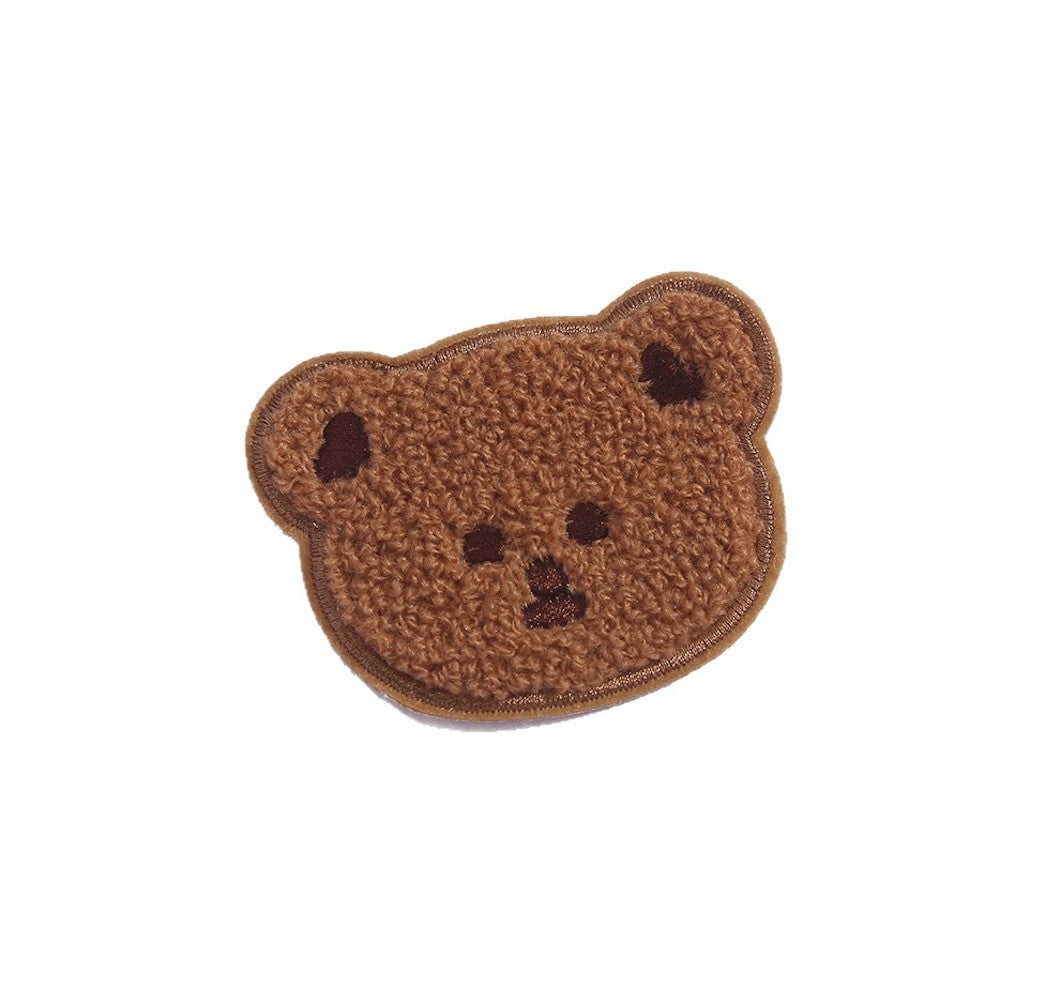 Süßer Bär Aufnäher zum Aufbügeln, Aufkleben oder Nähen – Patch DIY Deko