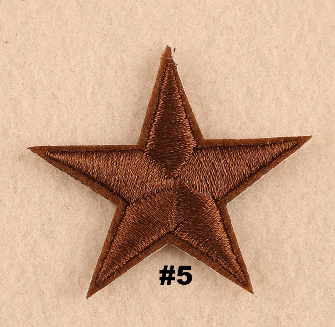 Stern Patch klein 4 cm zum Aufbügeln – 30+ Farben – Fashion & Reparatur