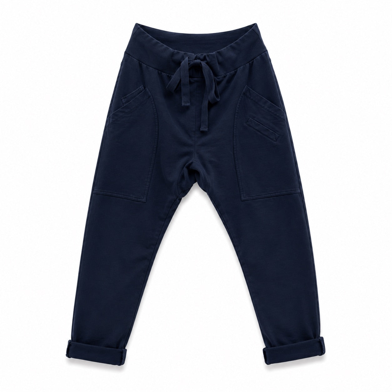 WENDY TRENDY Damen Jogpants Baggy Hose Jogger große Taschen Baumwolle Made in Italy S-XXL