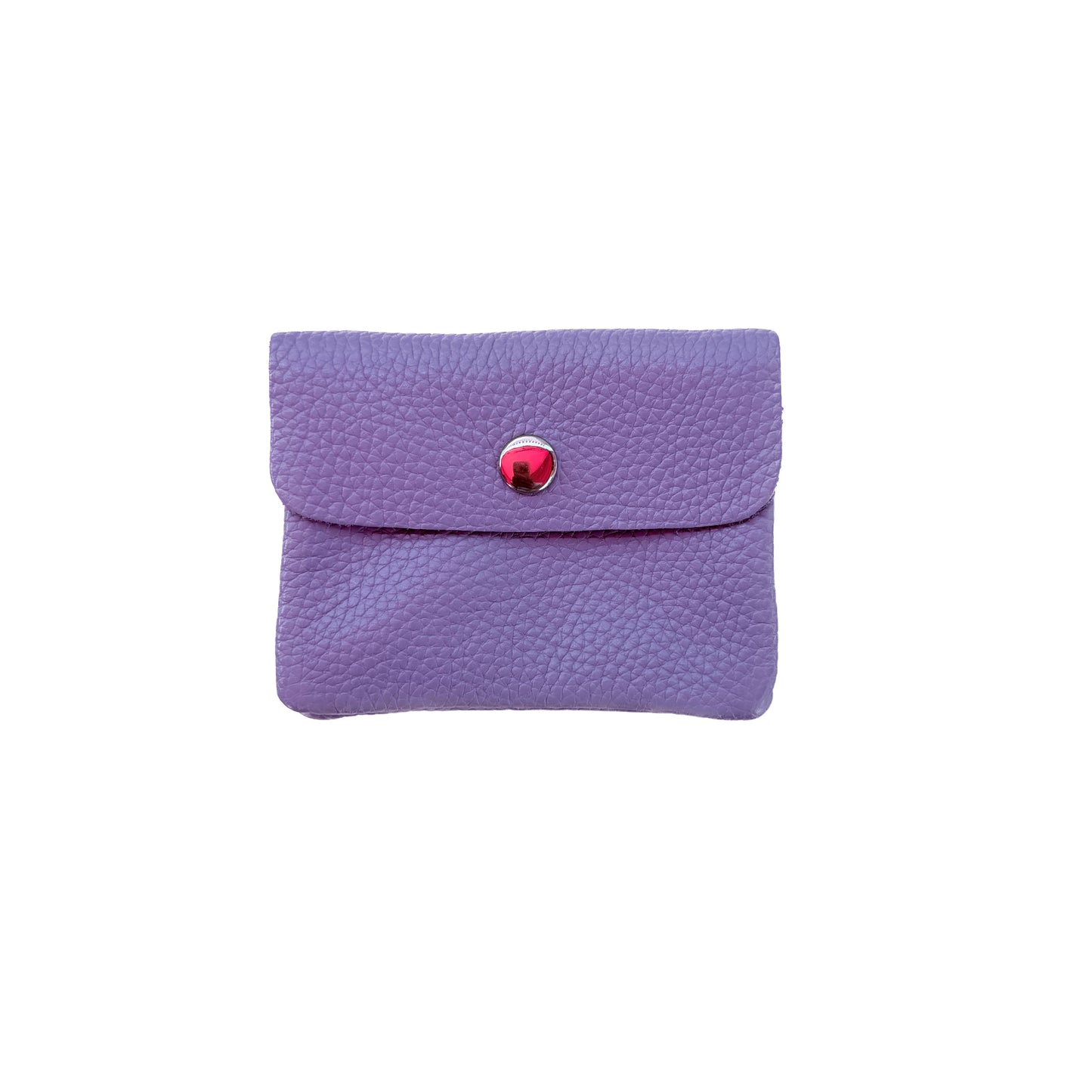 Damen Mini Geldbörse Echtleder Made in Italy 30+ Farben Münzfach Portemonnaie