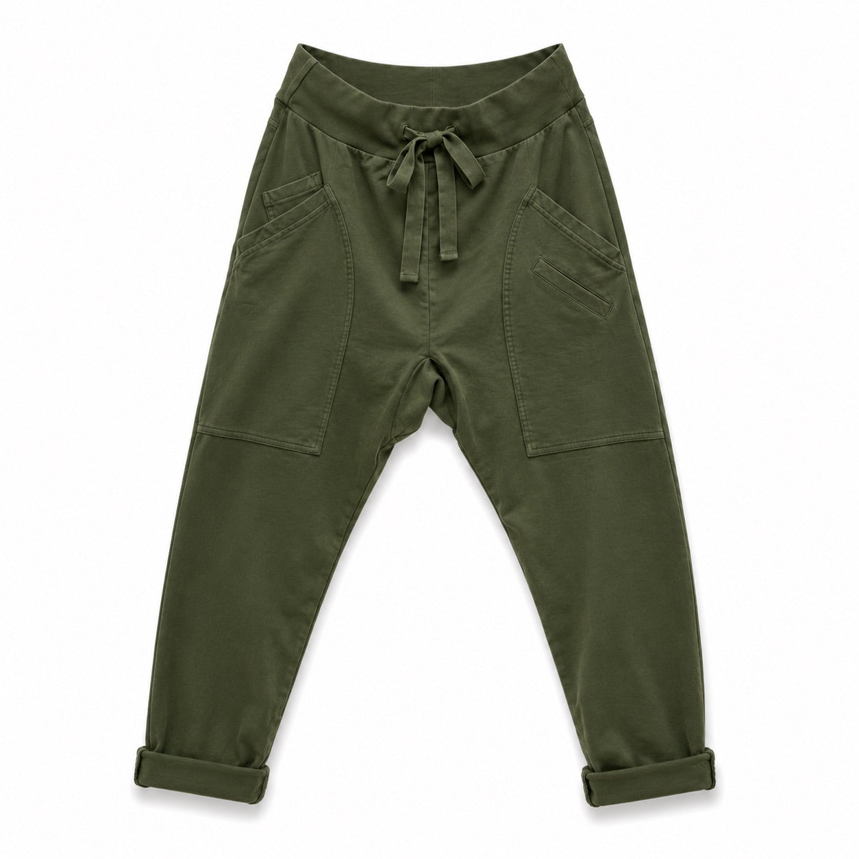 WENDY TRENDY Damen Jogpants Baggy Hose Jogger große Taschen Baumwolle Made in Italy S-XXL