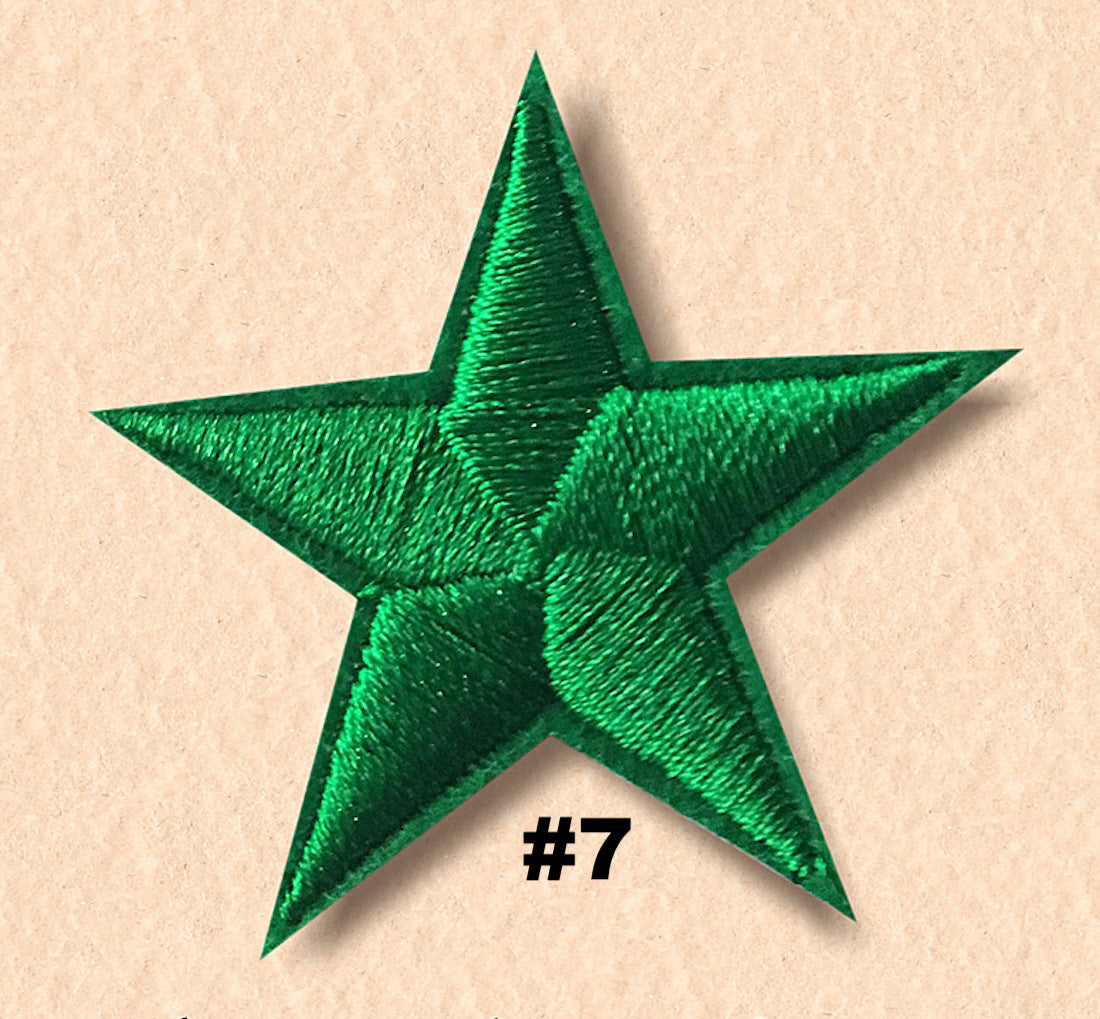 Stern Patch klein 4 cm zum Aufbügeln – 30+ Farben – Fashion & Reparatur