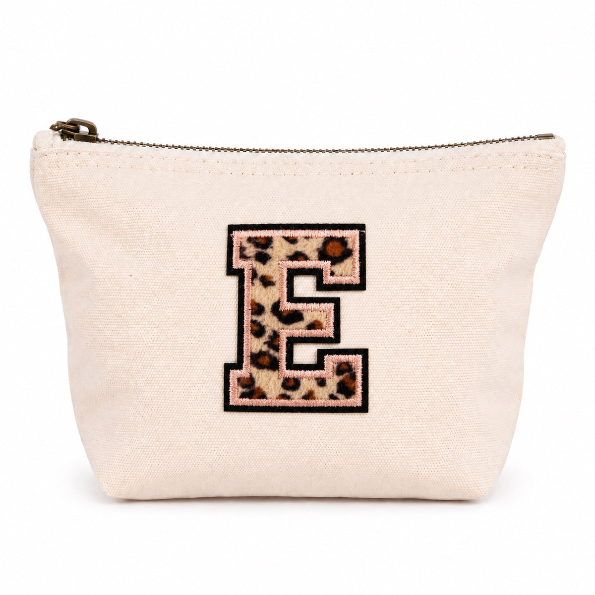 Leo Initiale Beige Kosmetiktasche S • A–Z • Reise & Geschenkidee Buchstaben