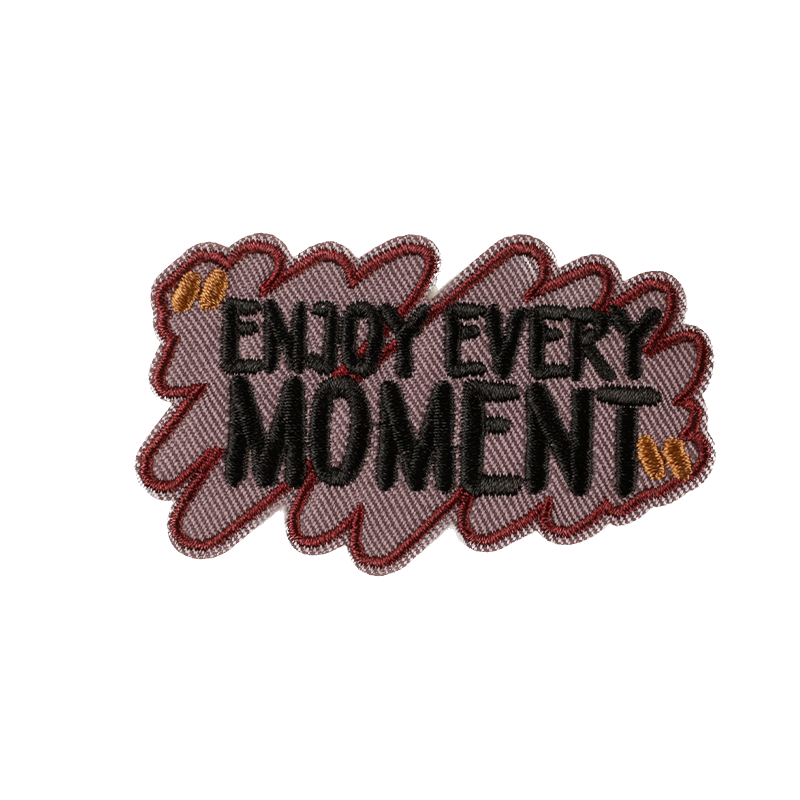 Motivations Spruch Patch zum Aufbügeln – Stickerei 5–8 cm – positive Botschaften