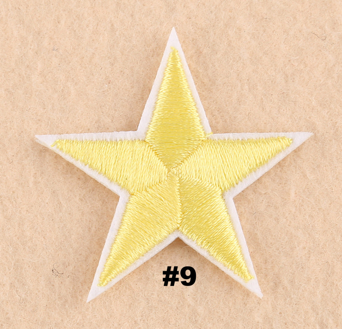 Stern Patch klein 4 cm zum Aufbügeln – 30+ Farben – Fashion & Reparatur