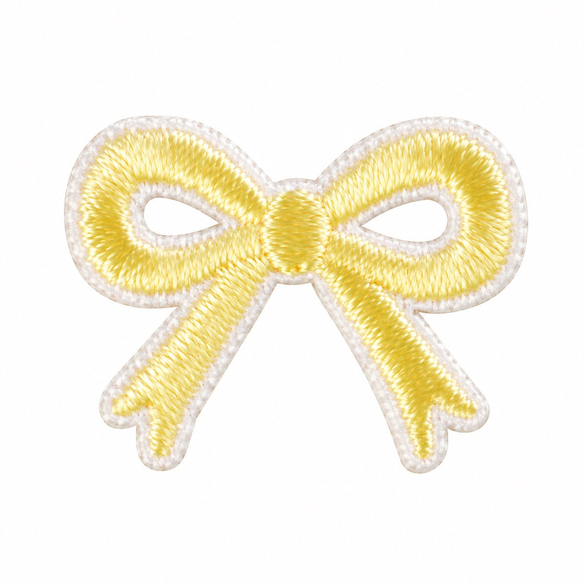 Mini Schleifen Aufnäher Patch selbstklebend Sticker Handyhülle Tasche Kleidung DIY