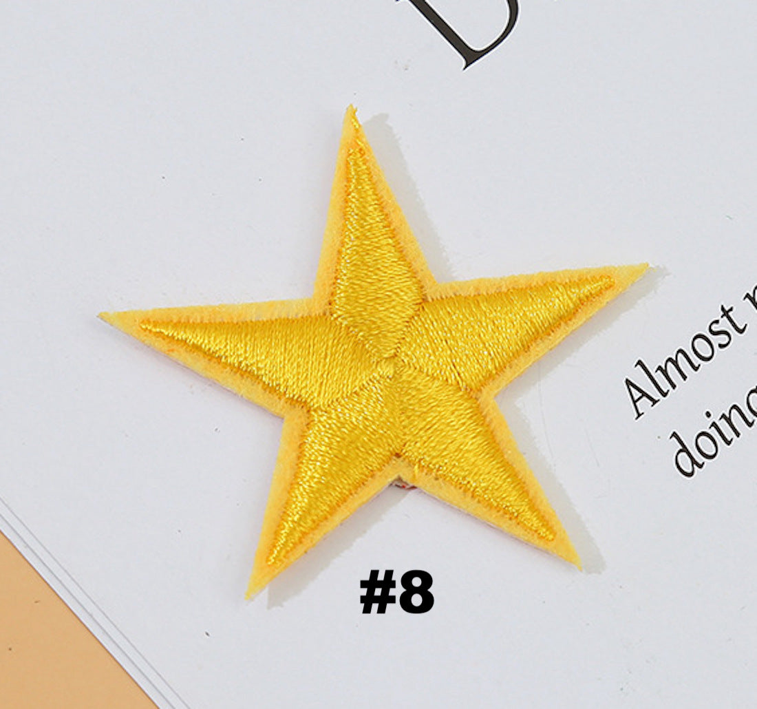 Stern Patch klein 4 cm zum Aufbügeln – 30+ Farben – Fashion & Reparatur