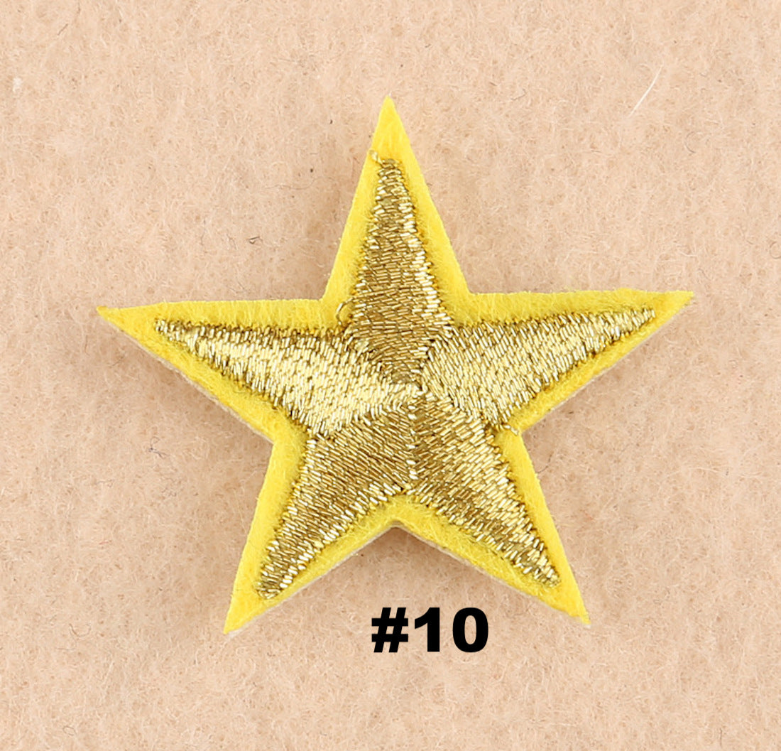 Stern Patch klein 4 cm zum Aufbügeln – 30+ Farben – Fashion & Reparatur