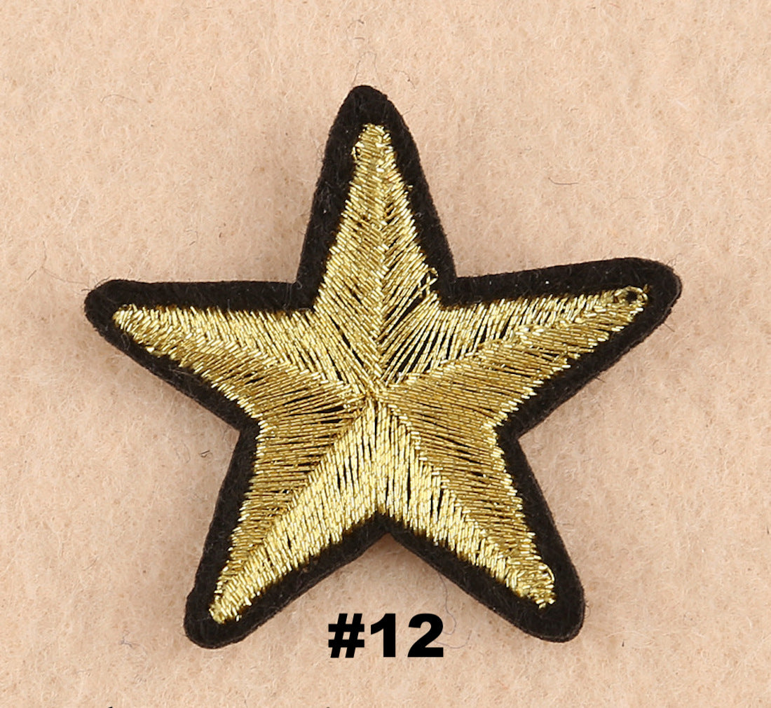 Stern Patch klein 4 cm zum Aufbügeln – 30+ Farben – Fashion & Reparatur