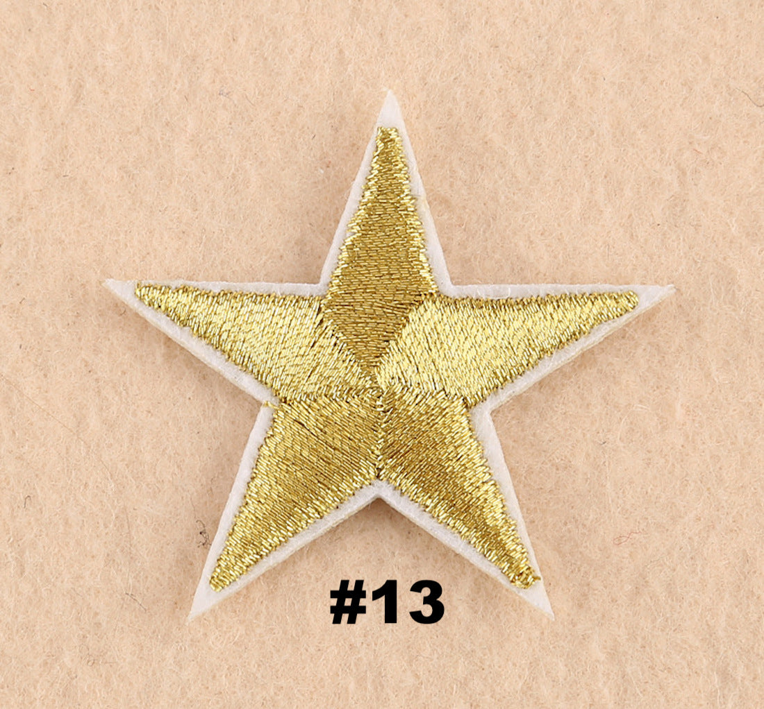 Stern Patch klein 4 cm zum Aufbügeln – 30+ Farben – Fashion & Reparatur