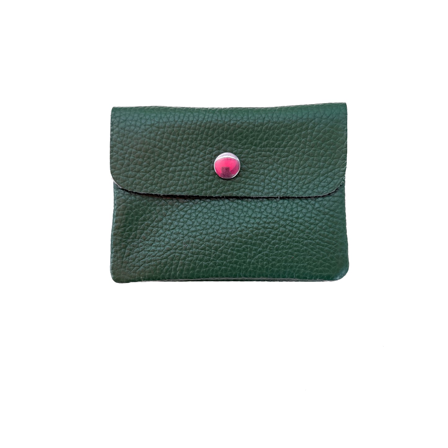 Damen Mini Geldbörse Echtleder Made in Italy 30+ Farben Münzfach Portemonnaie