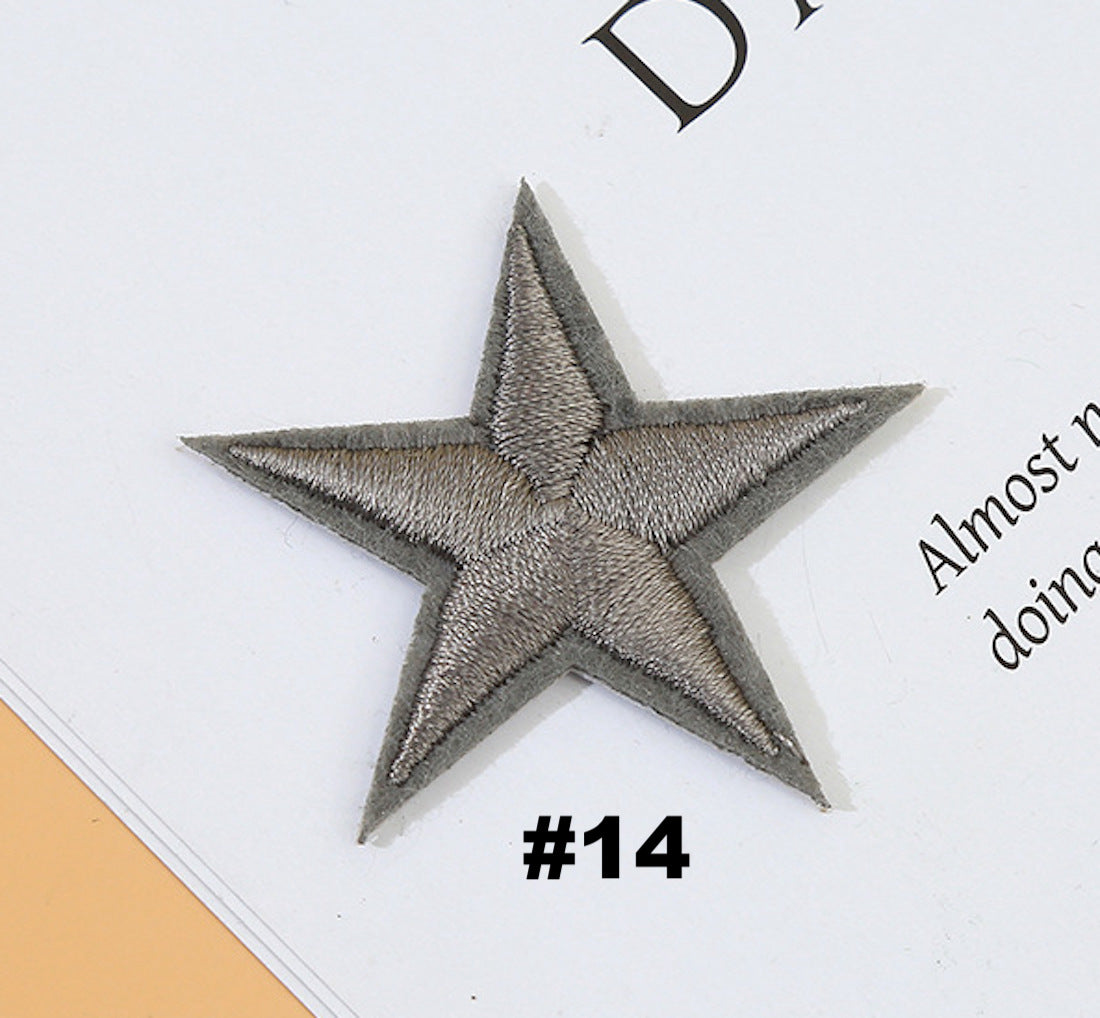 Stern Patch klein 4 cm zum Aufbügeln – 30+ Farben – Fashion & Reparatur