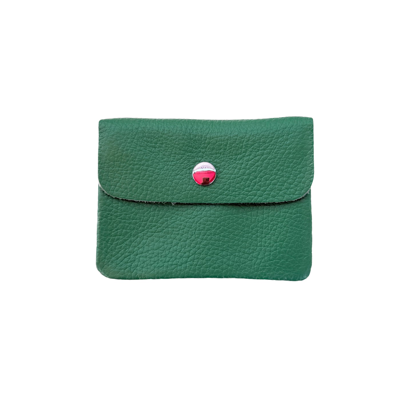 Damen Mini Geldbörse Echtleder Made in Italy 30+ Farben Münzfach Portemonnaie