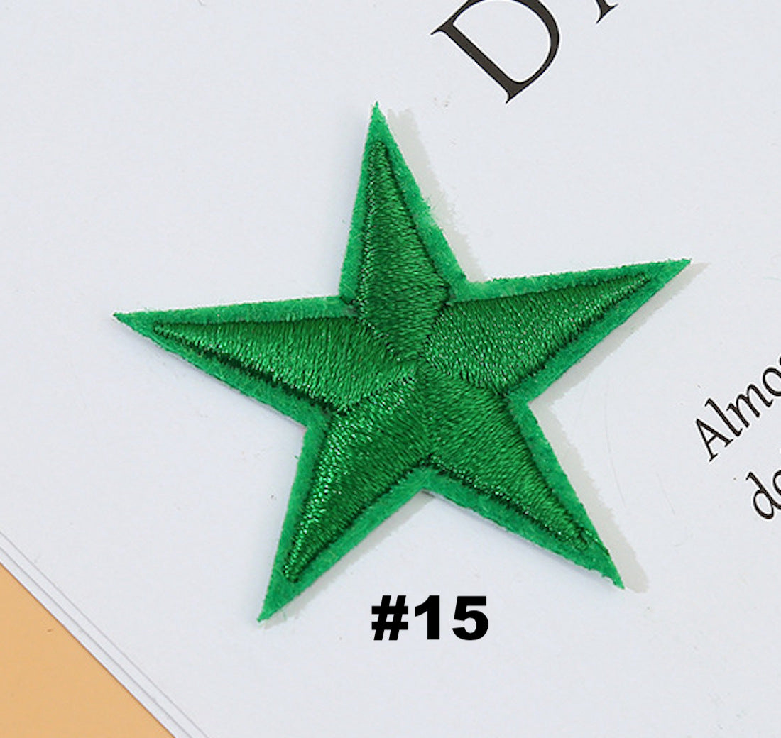 Stern Patch klein 4 cm zum Aufbügeln – 30+ Farben – Fashion & Reparatur