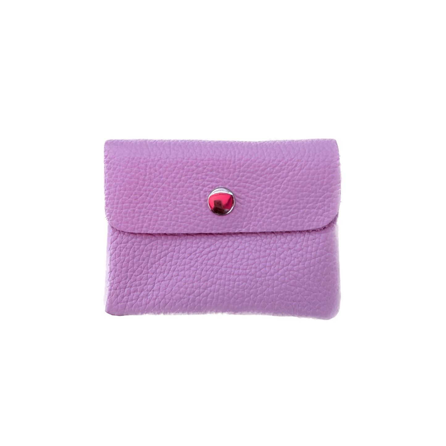 Damen Mini Geldbörse Echtleder Made in Italy 30+ Farben Münzfach Portemonnaie